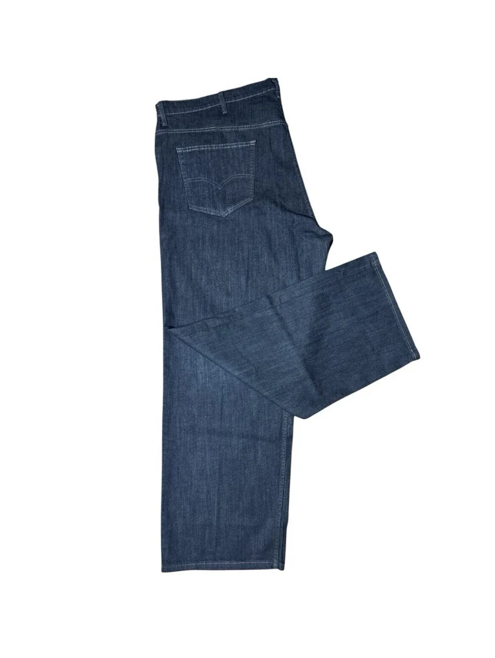 Levi’s 559 Mens 52x32 Relaxed Fit Black Denim Jeans Casual Cotton Straight Leg